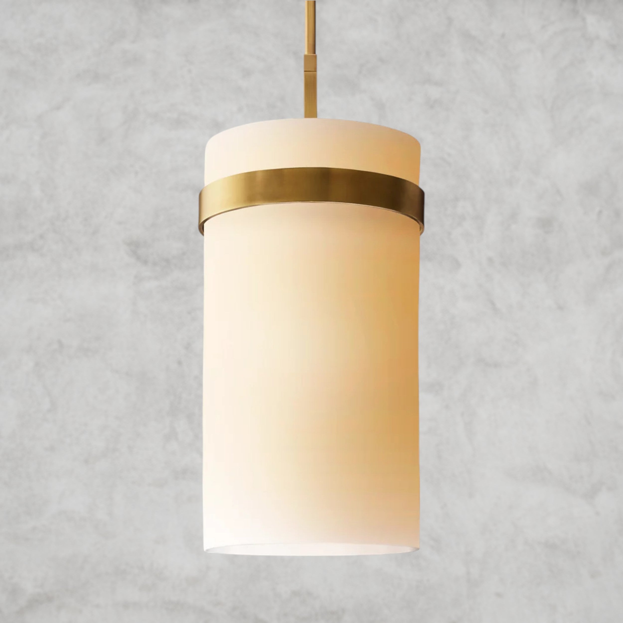 Ravelle Milk Glass Pendant 5", 8", 10", 12"